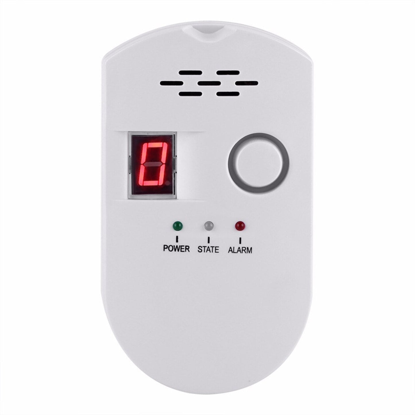 Détecteur de fuite de gaz électrique blanc