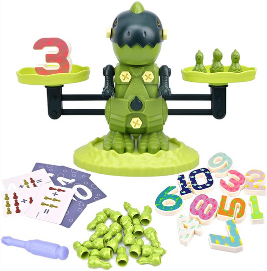 Équilibre Dinosaure - Jeu de maths pour enfants