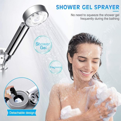 Pomme de douche pressurisée Double face