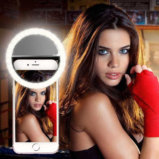 Les anneaux lumineux pour selfie remplissent la lumière