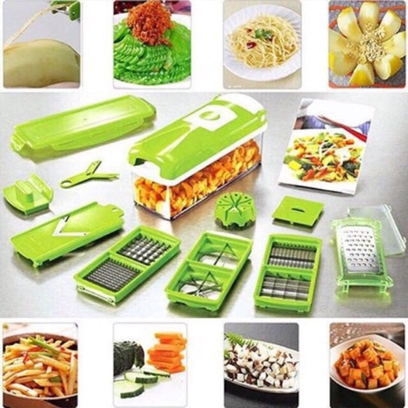 Découpe Fruits & Légumes 10 Pièces - Multifonction