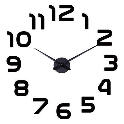 Grande horloge murale 3D